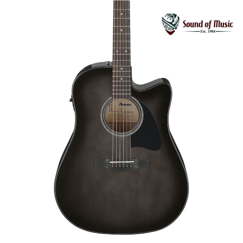 Ibanez AAD77CE Acoustic-Electric Guitar - Black Sunburst image 1