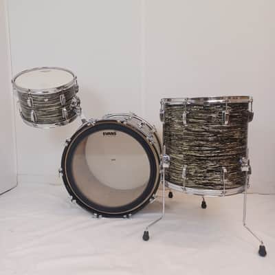 Ludwig Pre-Serial 22,13,16"Black Oyster Pearl Feb1961 Drum Set Ringo Beatles COB image 4