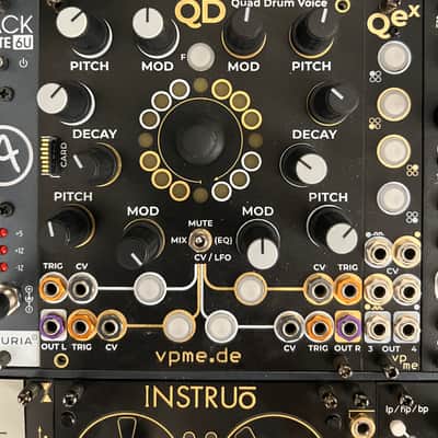 VPME Quad Drum + QeX Expander - Black with Custom Knobs imagen 2