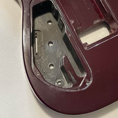 2000's Japan Jackson DX10DFS Transparent Red Flame Guitar Body Floyd Ready image 15