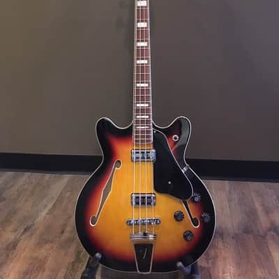 Fender Coronado Bass II 3 Tone Sunburst Reissue image 1