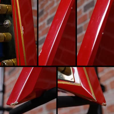 Jackson USA Custom Shop RR1 Rhoads Red w/ Gold Pinstripes 1985 w/Hard Shell Case image 20