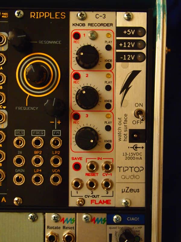Flame C3 Knob Eurorack Module Motion Recorder image 1