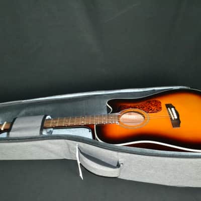 Guild D-140CE Acoustic/Electric Dreadnought with Guild Soft Case - Antique Burst image 10