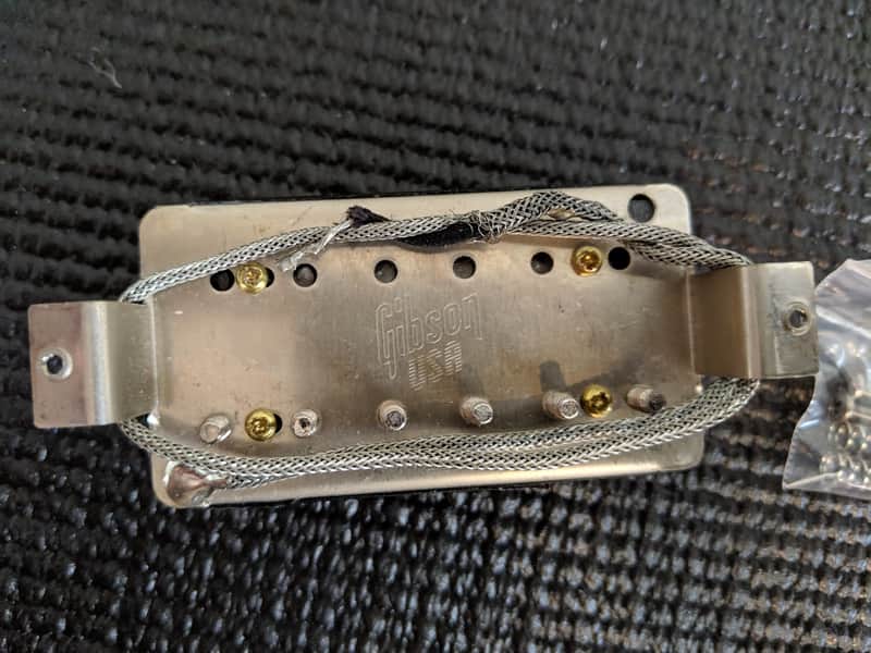 Gibson 500T Humbucker Pickup Black Bridge 15.72K Ohms Resistance