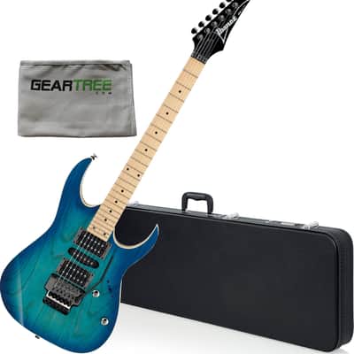 Ibanez RG470AHM RG Standard Series Electric Guitar, Blue Moon Burst w/ Hard Case image 2