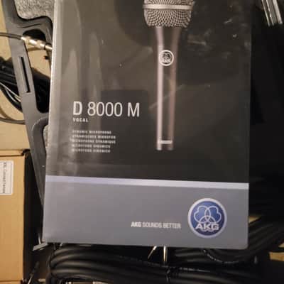 AKG D8000 Hypercardioid Dynamic Microphone 2000s - Black image 1