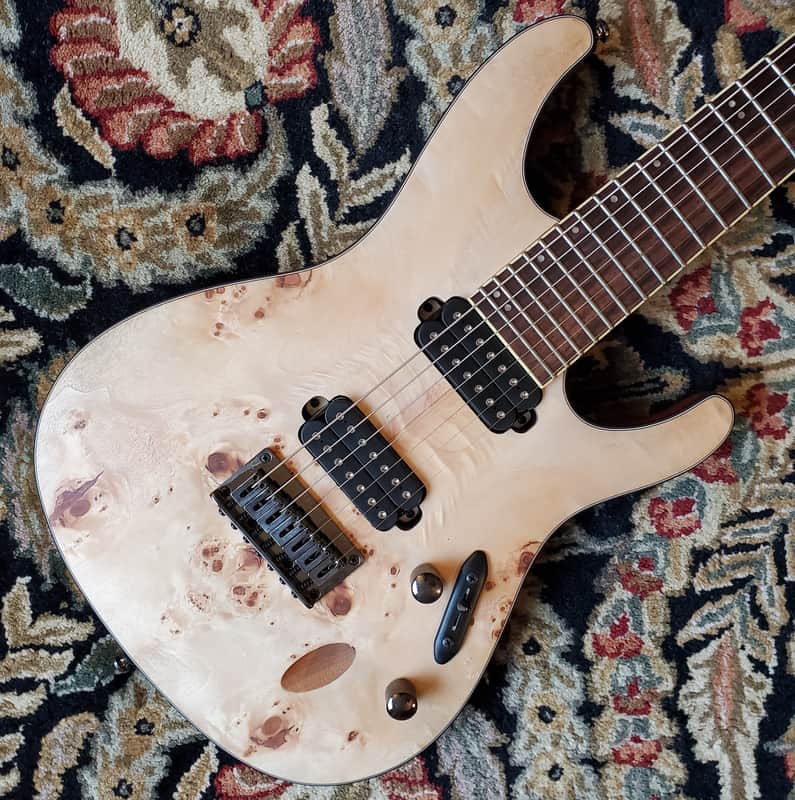 Ibanez S7721PB NTF 7 string electric guitar || S series hardtail 2015 image 1