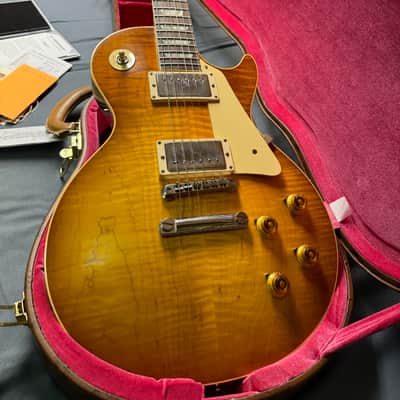 Gibson Custom Shop 60th Anniversary 1960 re-issue Les Paul 2021 - #001827 Antiquity Burst image 1