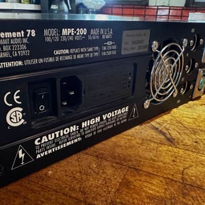 Summit Audio Element 78 Model MPE-200 Digitally-Controlled 2-Channel Mic Pre / Equalizer - Incredible Mic Pres/EQ! image 5