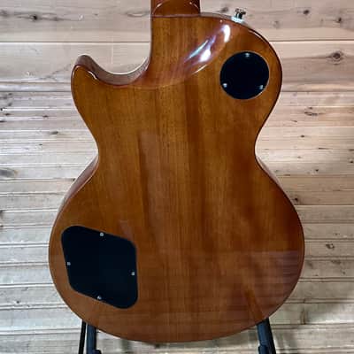 Epiphone Les Paul Custom Figured Electric Guitar - Iguana Burst image 4