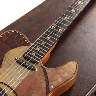 Paoletti Nancy Wine Crocodile Series Guitar 2019 image 12