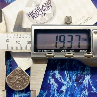 **Special Offer 20% Discount** Two (2) “Brian May Inspired “ Queen Elizabeth Sixpence Coin Guitar Picks. image 4