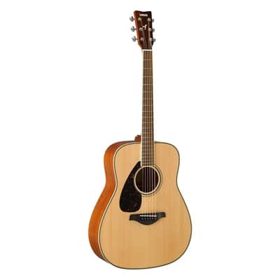 Yamaha FG820 Dreadnought Natural Left-Handed Acoustic Guitar image 1
