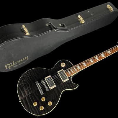 2005 Gibson Les Paul Custom Shop Class 5 Quilt Top ~ Translucent Black image 11