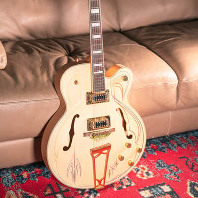Gretsch - 2013 - G5191 Tim Armstrong in Man Salmon with Pinstriping by Hot Rod Walt image 2