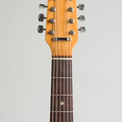Fender Electric XII 12 String Solid Body Electric Guitar (1966), ser. #136729, original black tolex hard shell case. image 5