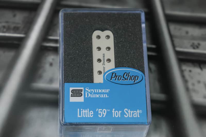 Seymour Duncan SL59-1b Little '59 Strat Bridge Pickup - Parchment image 1