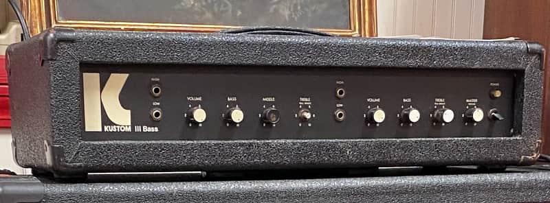Kustom III Bass Amplifier Head 1970's/80's image 1