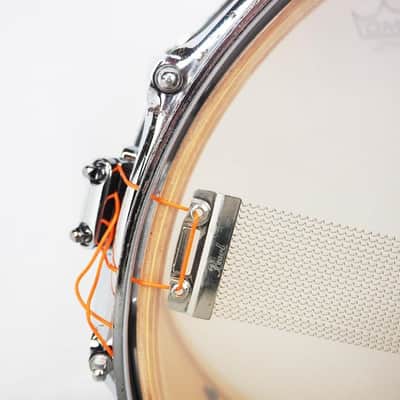 Pearl USED ​​Masters Maple Pure Snare Drum 14x6.5 - #382 Nature Walnut [MP4P1465S/C #382] image 10