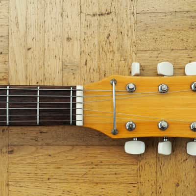 Video! Sakai (Teisco -ish) "Barney Kessel-style" Thinline ~1972 made in Japan - Pro Setup, Player Ready image 8