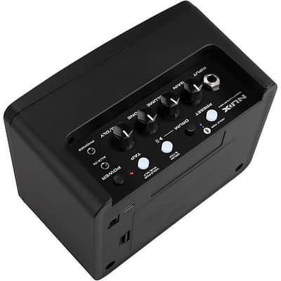 NuX Mighty Lite BT MKII 3-watt Desktop Modeling Amplifier - Black w/ Red image 3