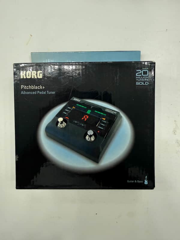 Korg PB-02 Pitchblack + Plus Chromatic Tuner Pitch Black Guitar Effect Pedal image 1