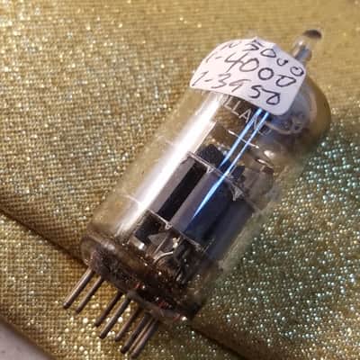 Amperex 6DJ8 tNOS AT1000 TESTED Vacuum Tube Heerlen Large Halo Getter GA3 GA4 GA6 GA7 Bugle Boy T3 ECC88 dual triode 1959-1962 image 7