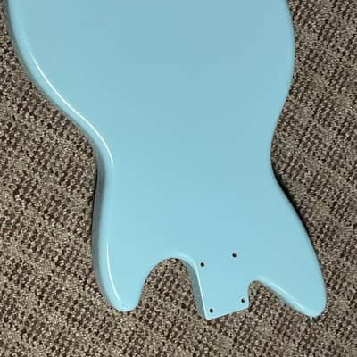 Fender Cobain Jagstang guitar loaded body blue lefty lefthanded image 5