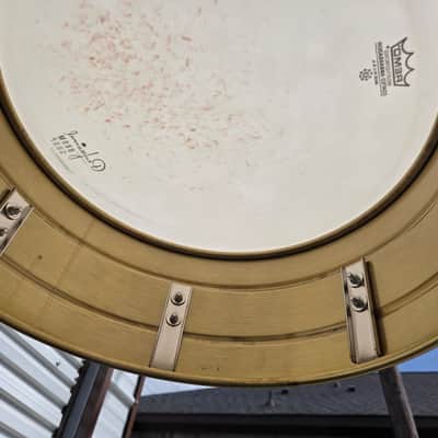 Latin Percussion Tito Puente 14" and 15" Brass Timbale Pair W/ Stand (C020-4) image 8