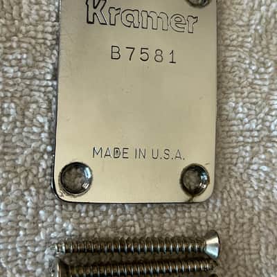Kramer USA Neckplate 1982-83 - Chrome image 2