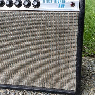 1969-1970 Fender Deluxe Reverb Silverface image 9