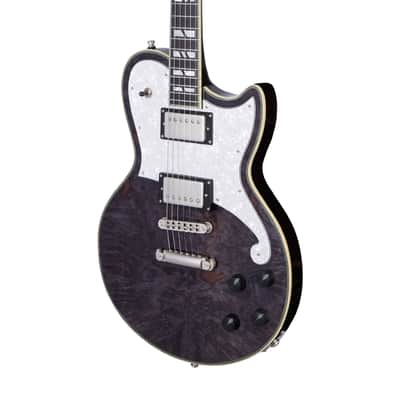 USA Atlantic Custom Shop - Offset Solidbody w/ Hardshell Case - One of a Kind - Trans Black image 5
