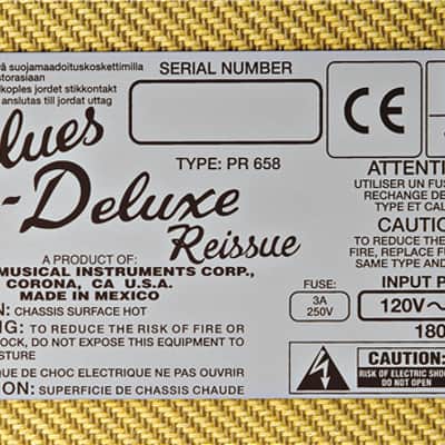 Mint Fender Blues Deluxe Reissue 40 Watt 1x12 Combo Electric Guitar Ampifier 120V image 7