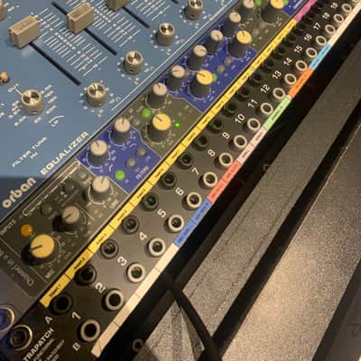 AMEK Pure Path "CIB" Channel in a Box 2000s - Gray / Blue image 1