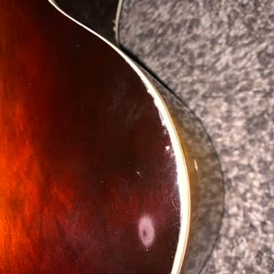 Vintage Harmony broadway hollow body guitar made in usa image 18