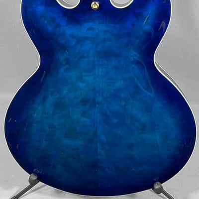 Olson 12 String Semi-Hollow Electric Guitar - Blueburst image 3