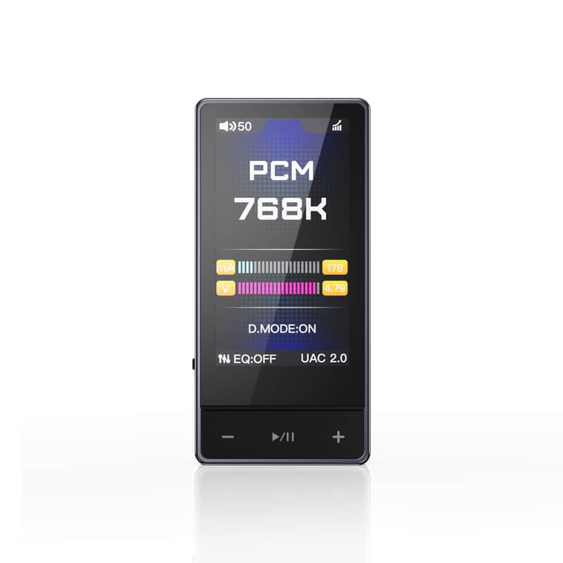 FiiO QX13 Portable DAC Amp, ES9027PRO 8-Ch DAC, 900mW×2, XMOS 16-Core, 10-Band EQ, Carbon Fiber Body, Color Display (Black) image 1