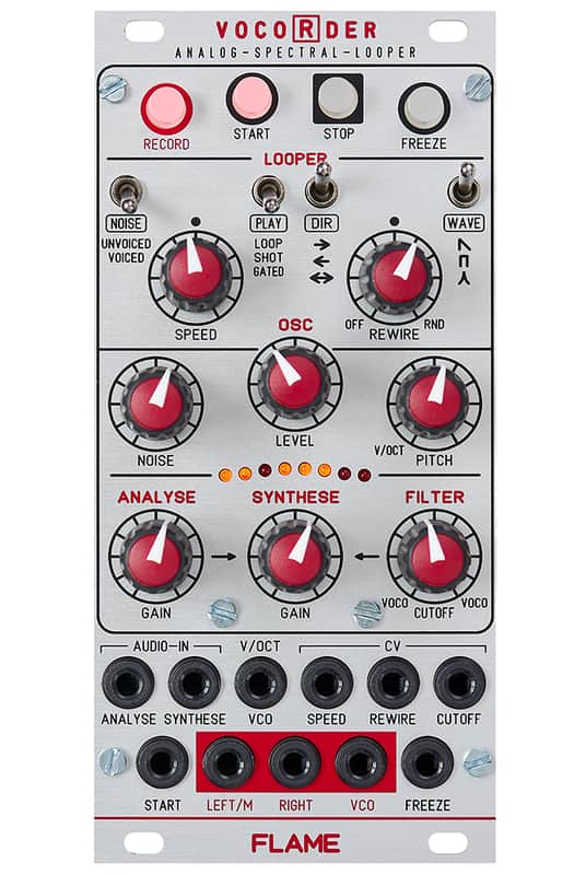 Flame Vocorder analog spectral looper eurorack module image 1