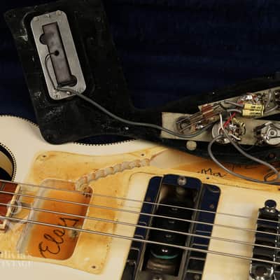 1979 Rickenbacker 4001 Bass White with RARE original CHECKERBOARD BINDING!!! image 24