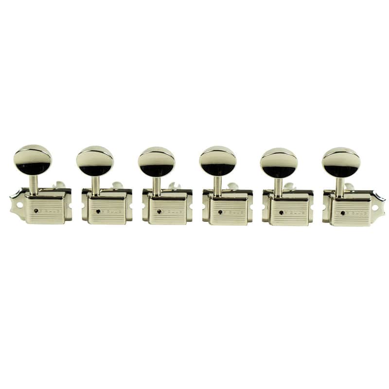 Kluson 6 In Line Deluxe Series Tuning Machines KD-6B-NM image 1