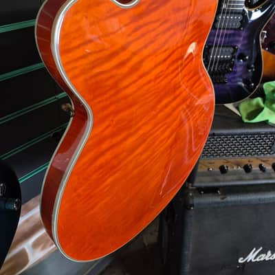 Gibson Chet Atkins Country Gentleman Sunrise Orange 2000 Thinline Semi-Hollow image 12