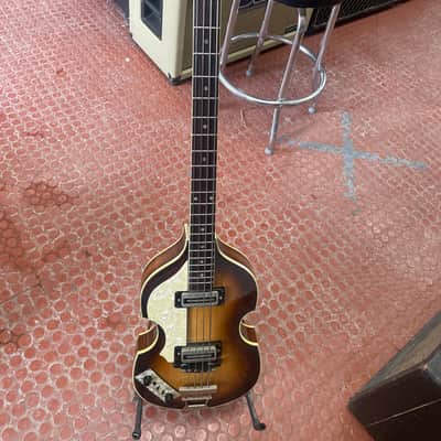 Hofner Beatle Bass lefty 1970,s - Sunburst image 3