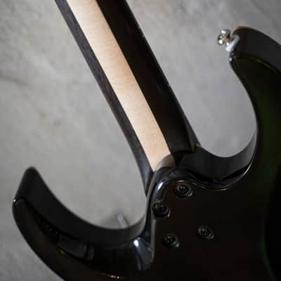 Cort X700DUALITYII-LVB X Series Flamed Maple Top Panga Panga & Hard Maple 3-Ply Laminated Neck 6-String Electric Guitar w/Gig Bag image 8