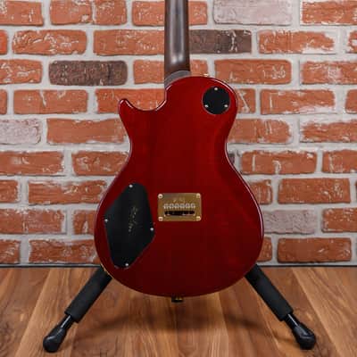 PRS Limited Edition Single Cut Brazilian Flame Maple 10-Top Dark Cherry Sunburst #200 made in 2001 w/OHSC image 7