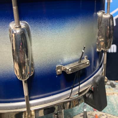 Slingerland - 7x14" No. 157 Snare Drum 1950's - Blue Duco, 8 Lugs, 3-Point, Calf Head (JL Sling #59) image 12