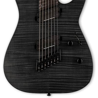 ESP LTD M-1007 MS Multi-Scale See Thru Black Satin (B Stock) image 1