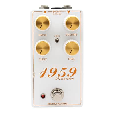 Mosky 1959 Distortion Pedal True Bypass 9V–18V power supply, price include the import duty for US buyer