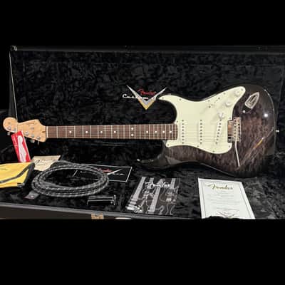 PRS Custom 24 Piezo 10 Top P24 Black Gold 2024 (0378690) | Reverb