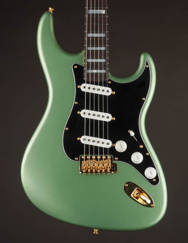 Fender Masterbuilt Kyle McMillin Offset Stratocaster Sage Green Metallic/DLX Closet Classic image 1
